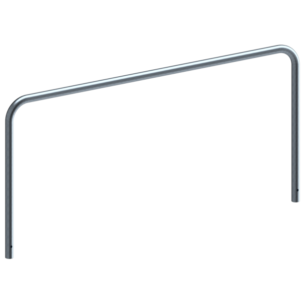 Hoop of steel tube |  48 x 2,5 mm | without cross bar | for casting in concrete | total width 2000 mm | total height 1000 mm | hot-dip galvanized